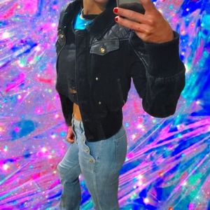 MARCIANO Suede and Leather Vintage Jacket